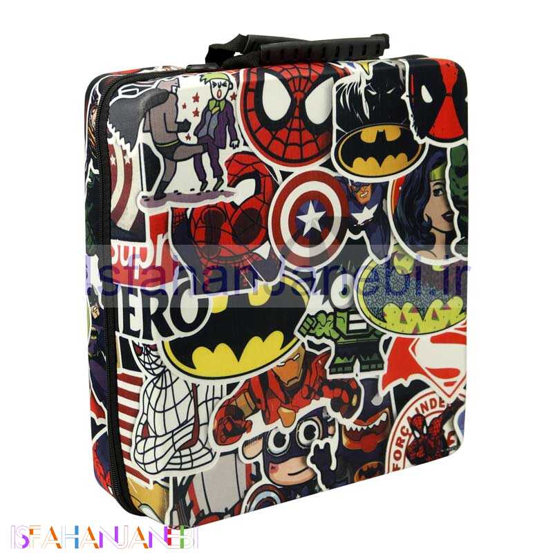 اصفهان جانبی-کیف کنسول بازی PS4 طرح چند کاراکتر Marvel