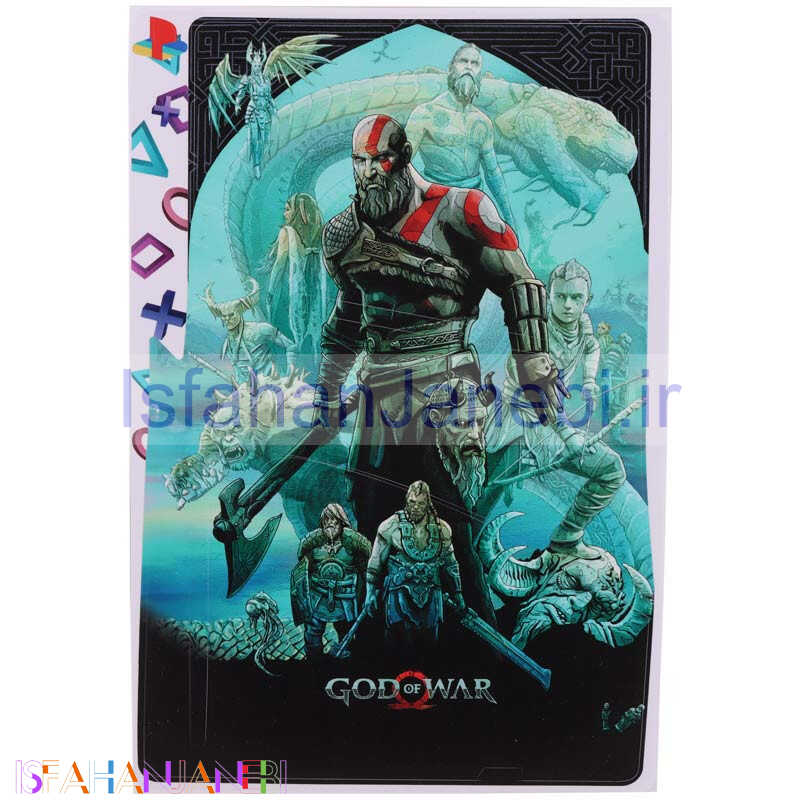 اصفهان جانبی-اسکین پلی استیشن 5 اسلیم طرح God Of War کد 2