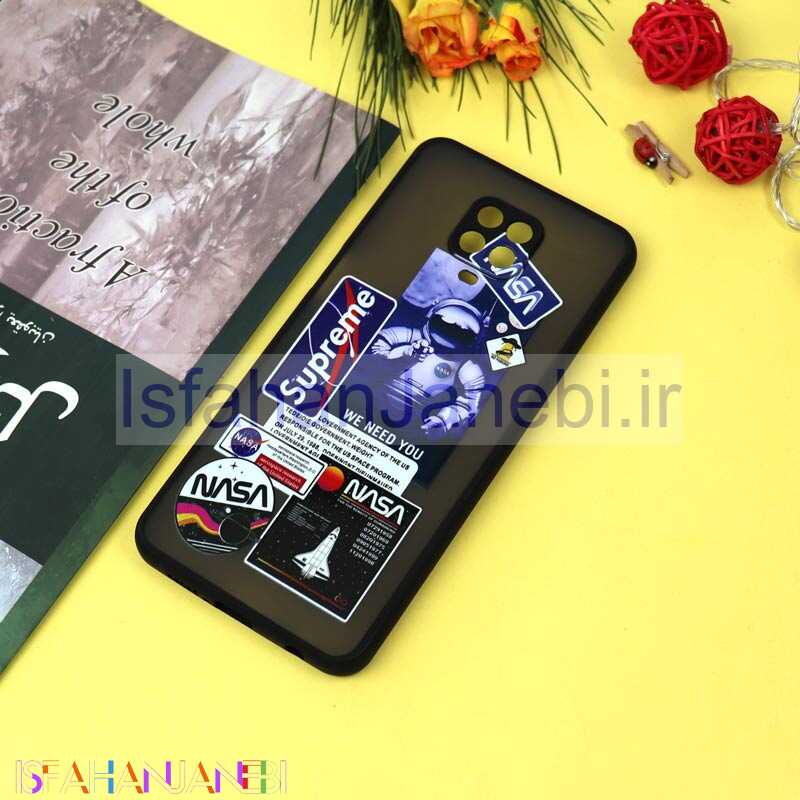 اصفهان جانبی-قاب PC مات محافظ لنزدار طرحدار NASA شیائومی Redmi Note 9s / Note 9 Pro