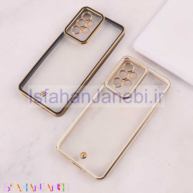 اصفهان جانبی-قاب ژله ای سامسونگ Galaxy A33 5G دور رنگی محافظ لنزدار