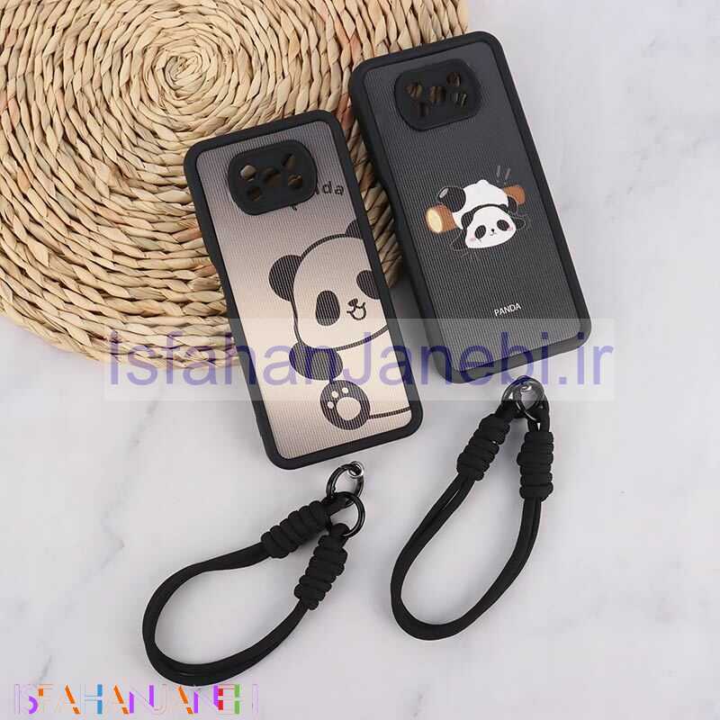 اصفهان جانبی-قاب کبریتی سولید شیائومی Poco X3 / X3 NFC / X3 Pro محافظ لنزدار با بند مچی