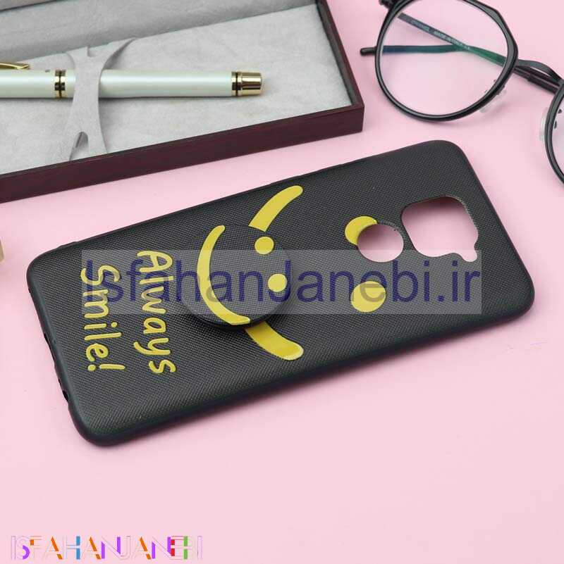 اصفهان جانبی-قاب فانتزی برجسته + پاپ سوکت کد14 شیائومی Redmi Note 9