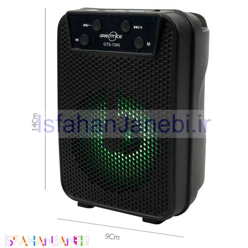 اصفهان جانبی-اسپیکر بلوتوثی رم و فلش خور Greatnice Extra BASS GTS-1345