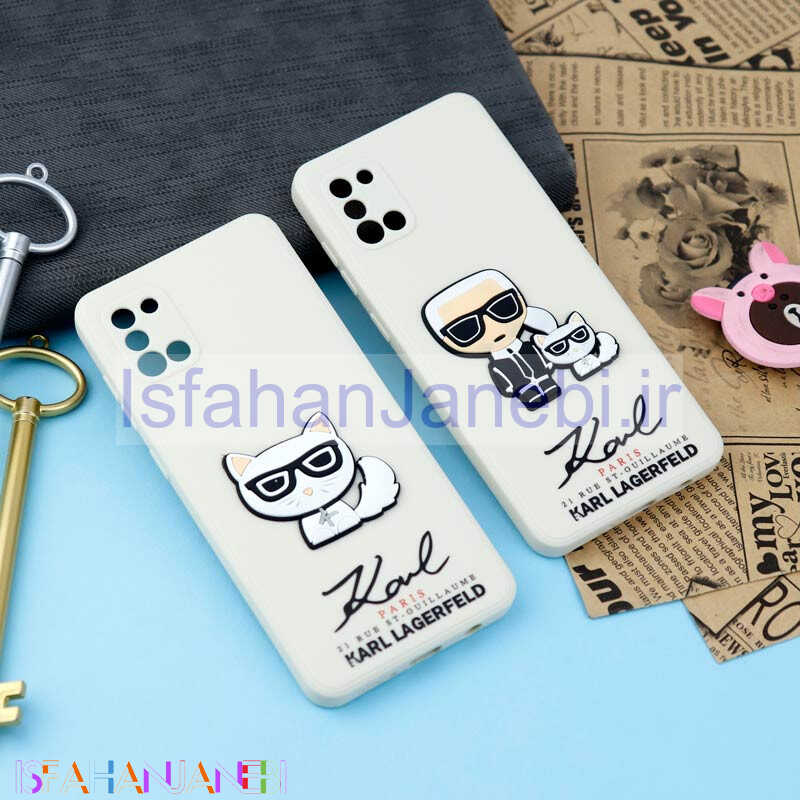 اصفهان جانبی-قاب سیلیکونی عروسکی کارل محافظ لنزدار Samsung Galaxy A31