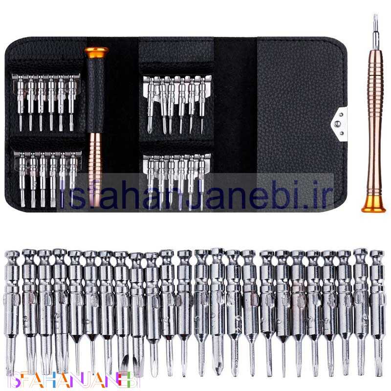 اصفهان جانبی-ست پیچ گوشتی تعمیرات موبایل Yaxun YX-6025
