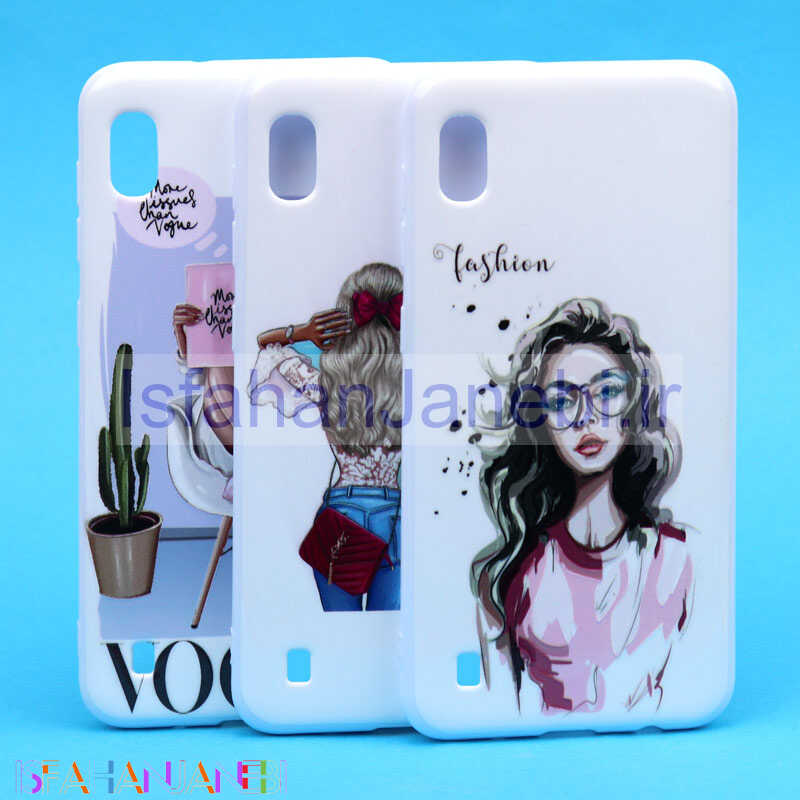 اصفهان جانبی-قاب فانتزی سفید طرح دختر سامسونگ A10