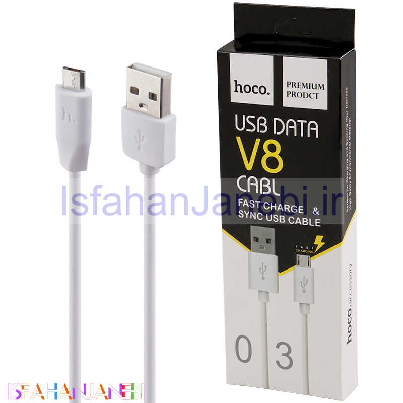 اصفهان جانبی-کابل میکرو یو اس بی Hoco 03 2A 1m