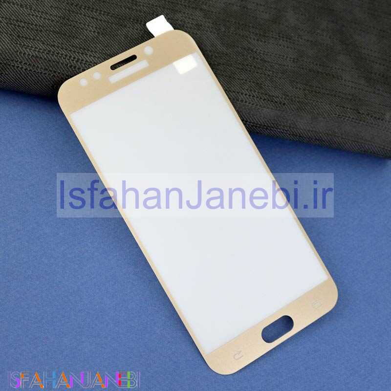 اصفهان جانبی-گلس تمام چسب Nano Pet سامسونگ J7 Pro طلایی