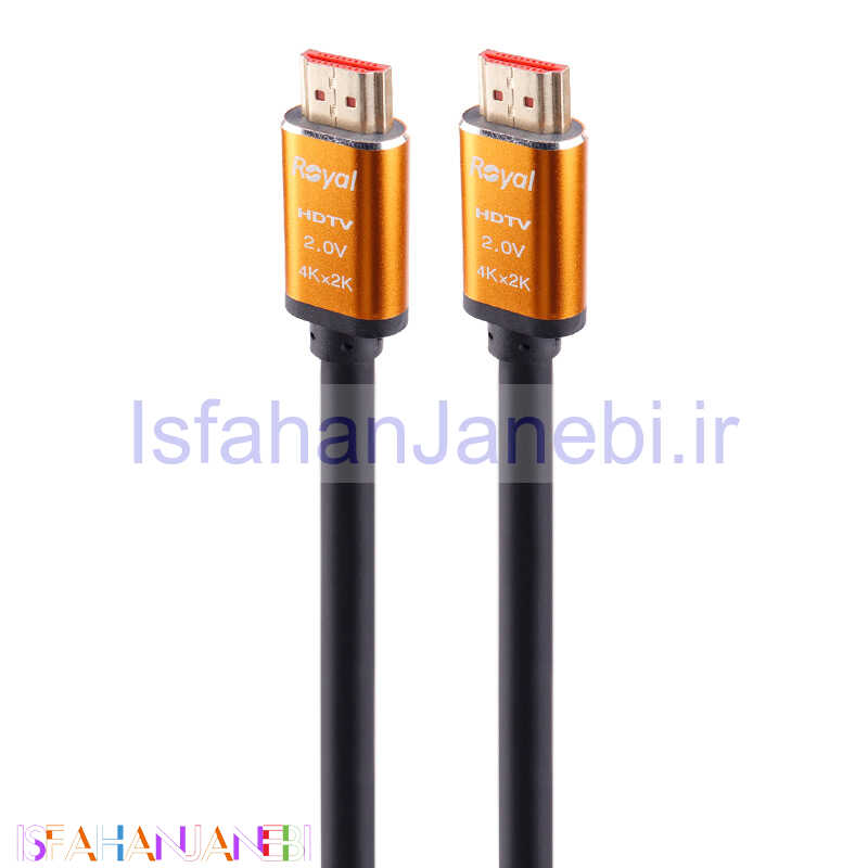 اصفهان جانبی-کابل Royal HDMI 19+1 v2.0 4k 20m