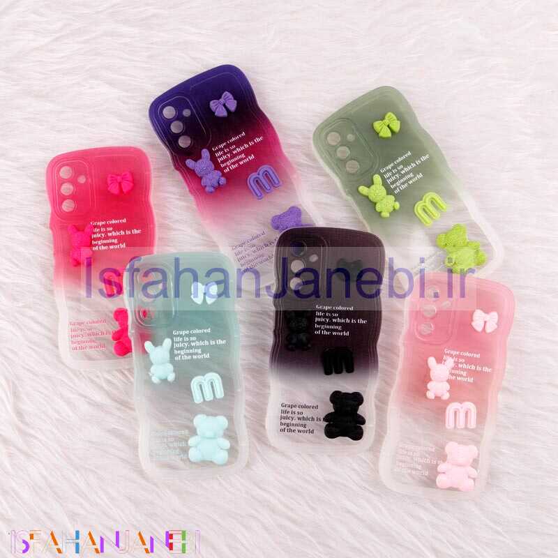 اصفهان جانبی-قاب عروسکی برجسته دو رنگ محافظ لنزدار Samsung Galaxy A04s