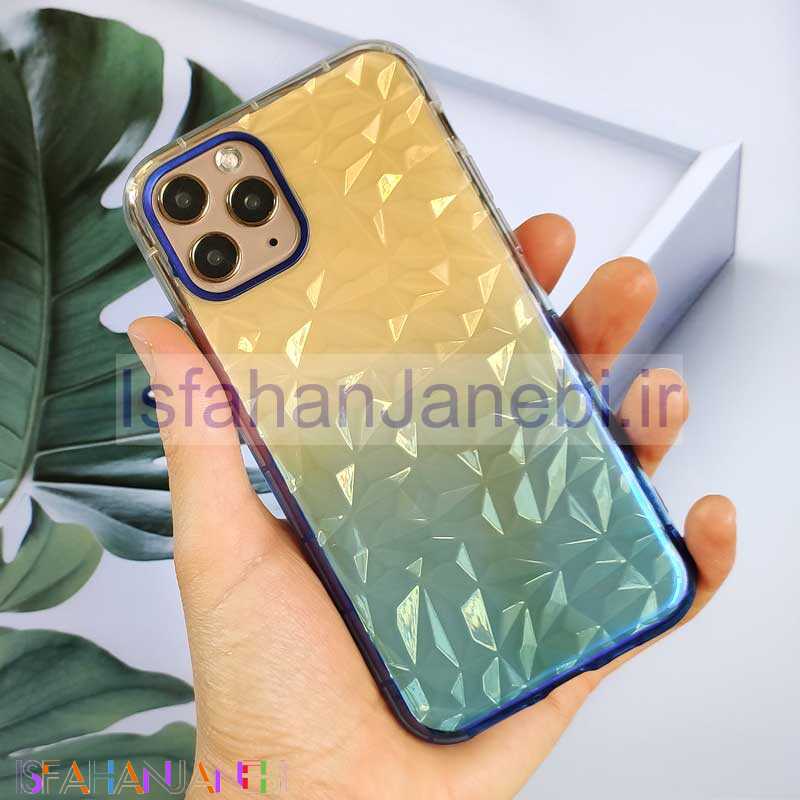 اصفهان جانبی-قاب یخی سه بعدی iPhone 11 Pro آبی