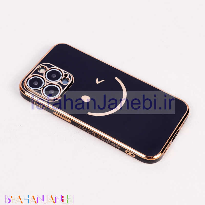 اصفهان جانبی-قاب براق My Case Smile محافظ لنزدار iPhone 13 Pro