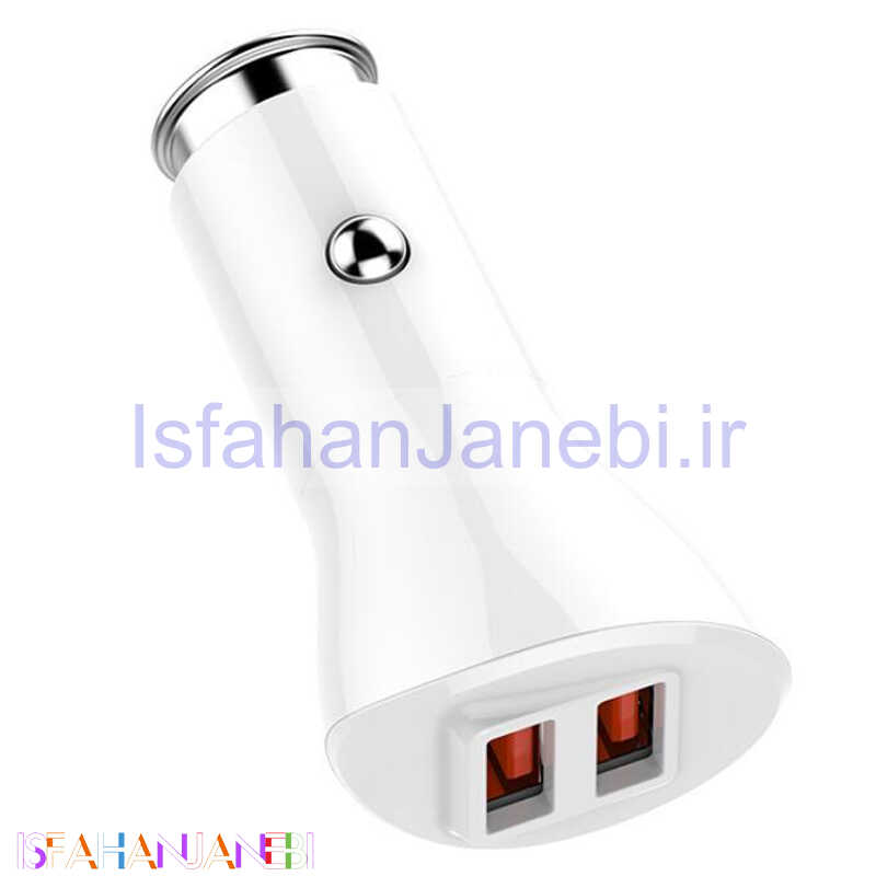 اصفهان جانبی-شارژر فندکی فست شارژ LDNIO C511Q QC3 36W 3A + کابل میکرو یو اس بی