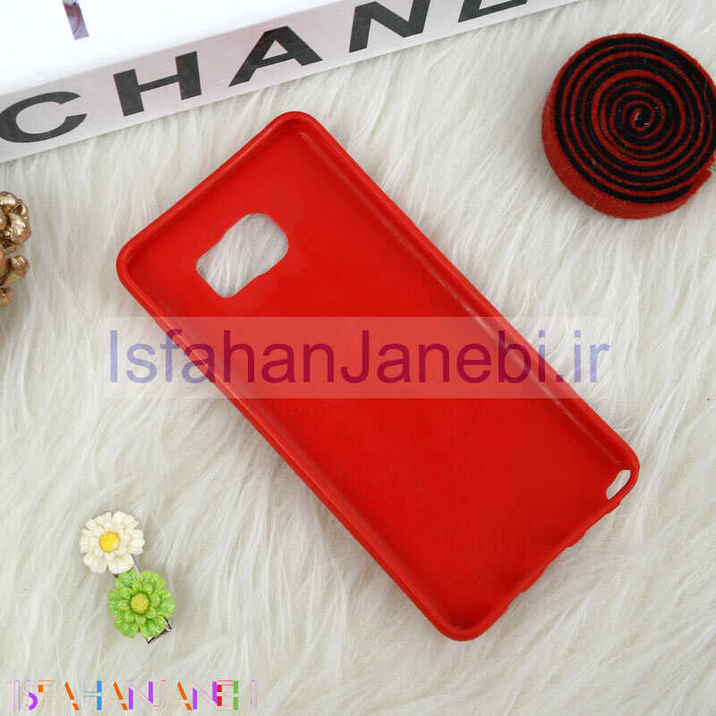 اصفهان جانبی-قاب فانتزی برجسته قرمز سامسونگ Note 5 کد2