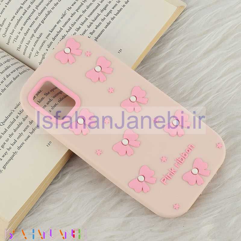 اصفهان جانبی-قاب سیلیکونی سامسونگ Galaxy A51 4G برجسته طرح Pink Ribbon