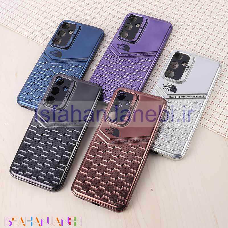 اصفهان جانبی-قاب ژله ای The North Face سامسونگ Galaxy A16 4G / A16 5G براق محافظ لنزدار