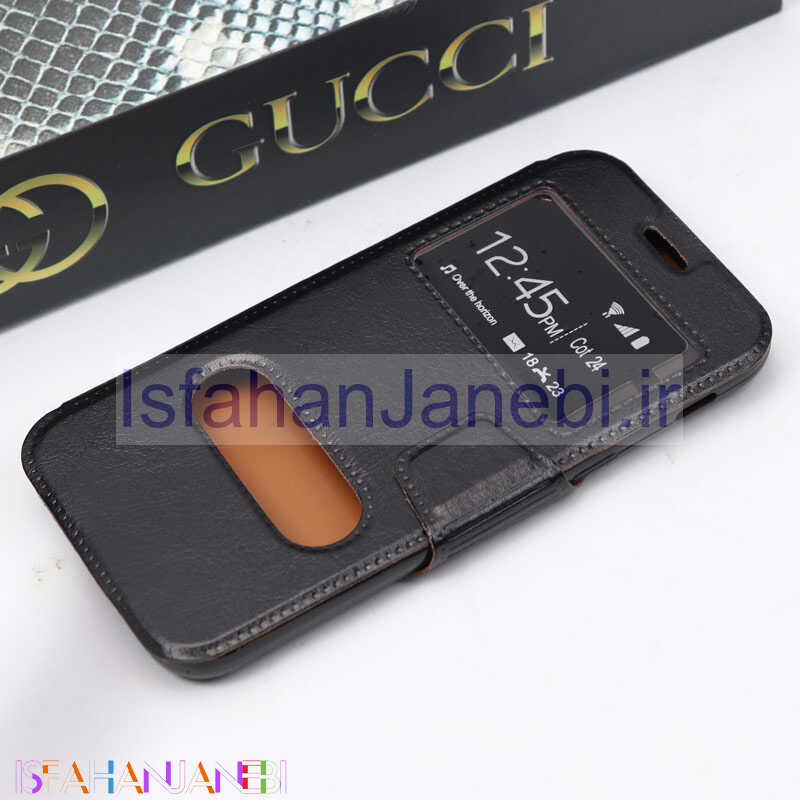 اصفهان جانبی-کیف کلاسوری چرمی Samsung A5 2017 مشکی