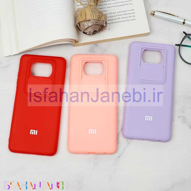 اصفهان جانبی-قاب سیلیکونی TPU محافظ لنزدار کشویی Xiaomi Poco X3 لایت