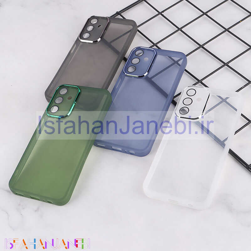 اصفهان جانبی-قاب Space سامسونگ Galaxy A15 دور محافظ متال محافظ لنزدار