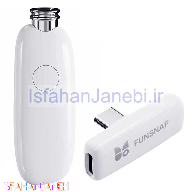 اصفهان جانبی-میکروفون یقه ای بی سیم FunSnap Mic Tok Type-C