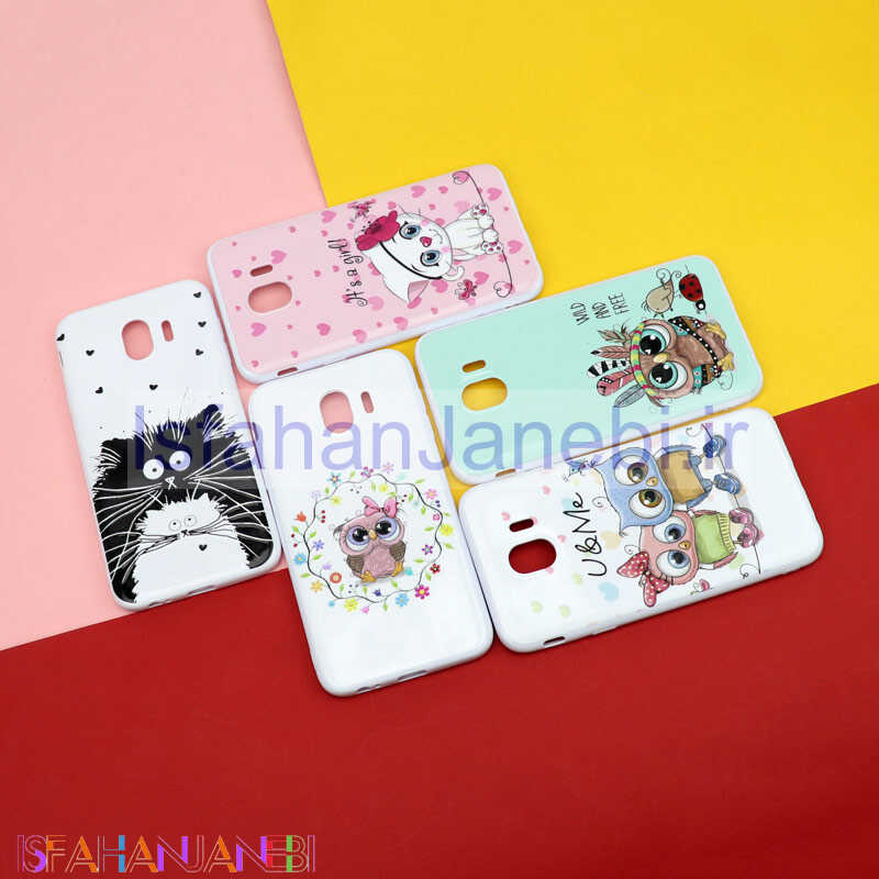 اصفهان جانبی-قاب فانتزی سفید طرح کارتونی سامسونگ J4