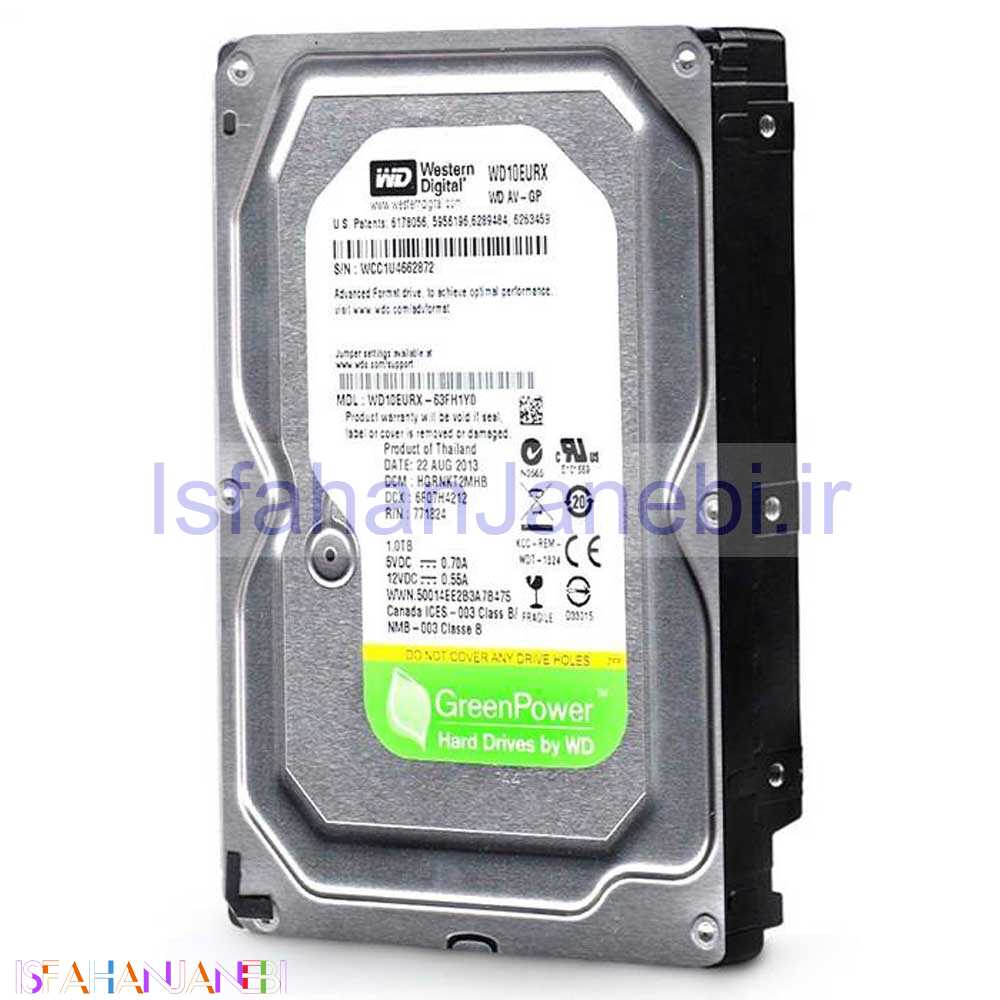 اصفهان جانبی-هارد اینترنال Western Digital Green WD10EURX 1TB