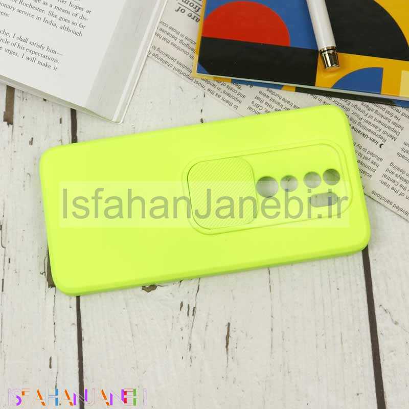 اصفهان جانبی-قاب سیلیکونی محافظ لنزدار کشویی شیائومی Redmi Note 8 Pro