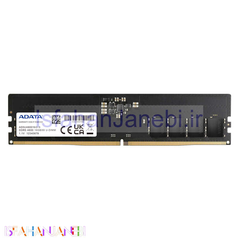 اصفهان جانبی-رم کامپیوتر Adata Premier DDR5 16GB 4800MHz CL40 Single