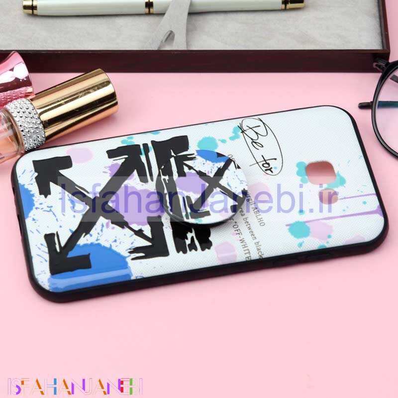 اصفهان جانبی-قاب فانتزی برجسته + پاپ سوکت کد17 سامسونگ A7 2017