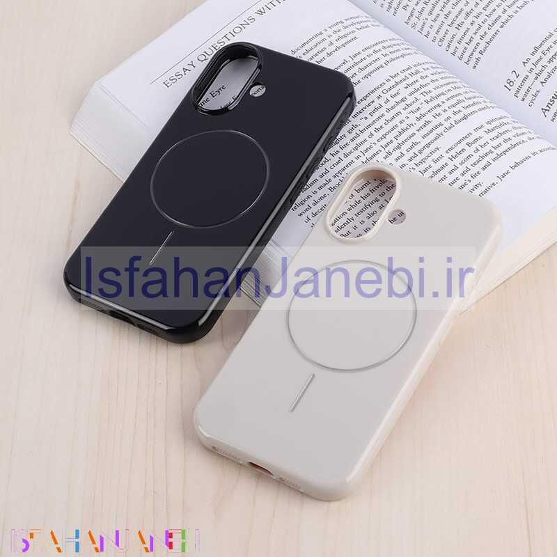 اصفهان جانبی-قاب مگ سیف Case آیفون iPhone 16 براق