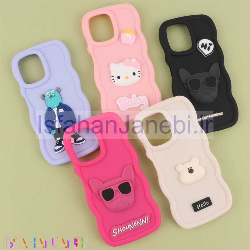 اصفهان جانبی-قاب موج دار شیائومی Redmi Note 12 4G عروسک برجسته