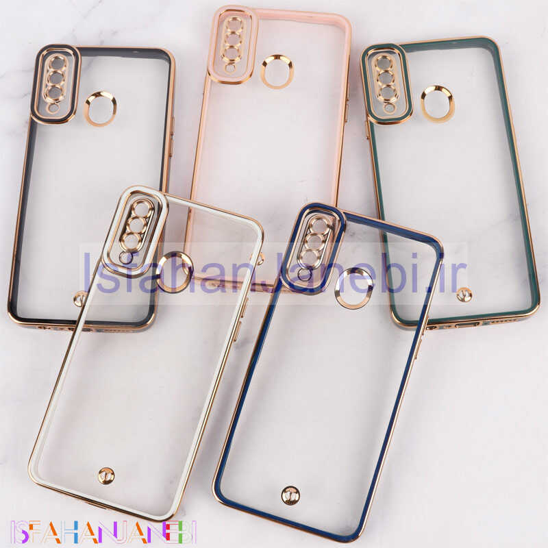 اصفهان جانبی-قاب Space سامسونگ Galaxy A20s دور رنگی محافظ لنزدار