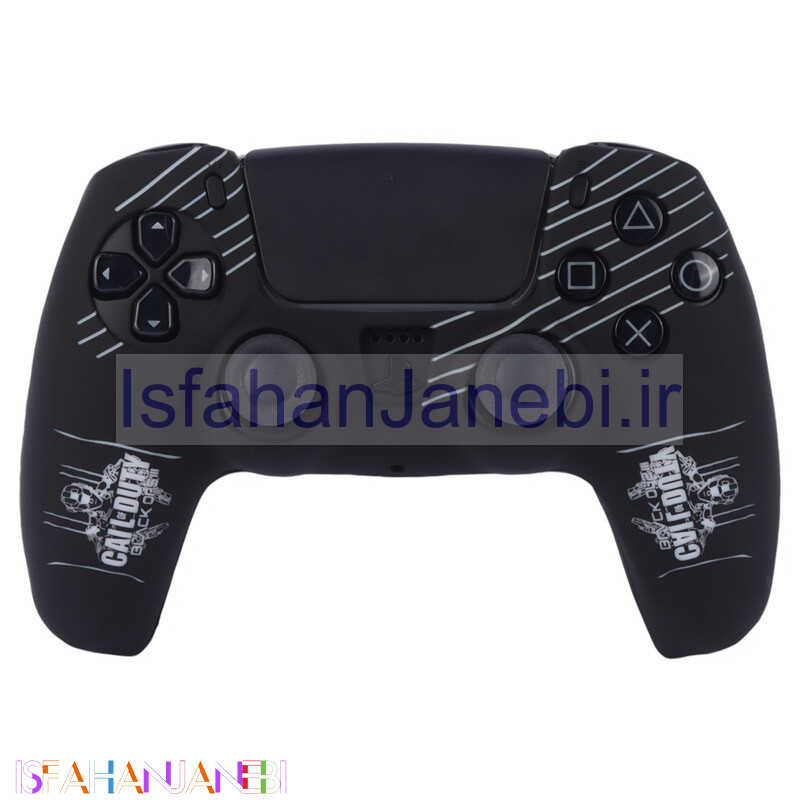 اصفهان جانبی-روکش دسته بازی PS5 طرح Call of Duty Black Ops 3 زمینه مشکی سفید