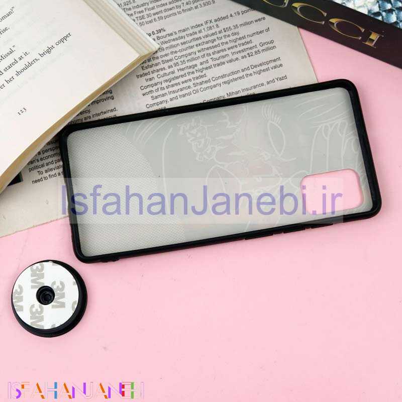 اصفهان جانبی-قاب فانتزی برجسته + پاپ سوکت طرح دختر سامسونگ A51 سری F