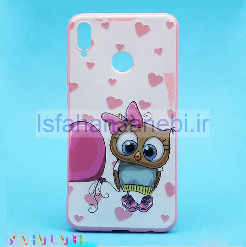 اصفهان جانبی-قاب فانتزی برجسته صورتی طرح کارتونی هواوی Honor 8x