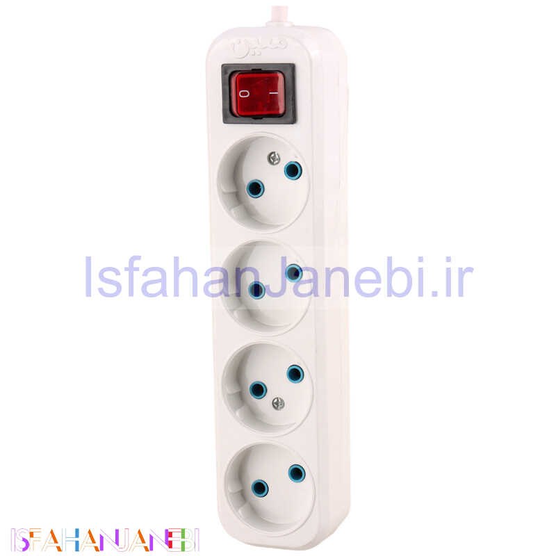 اصفهان جانبی-چند راهی 4 خانه برق کشیده معین الکتریک با کابل 1٫5 متری