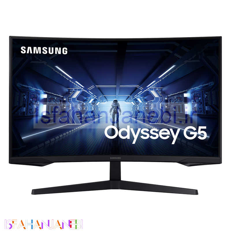 اصفهان جانبی-مانیتور گیمینگ خمیده سامسونگ Odyssey G5 سایز 32 اینچ