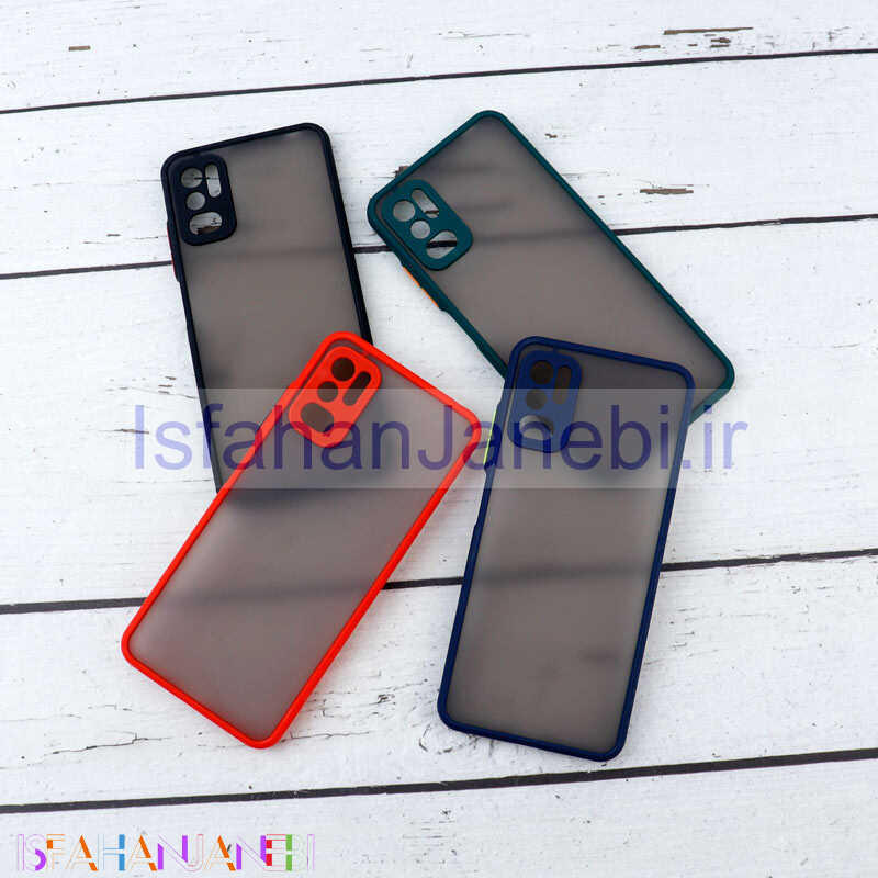 اصفهان جانبی-قاب PC مات محافظ لنز دار Xiaomi Poco M3 Pro