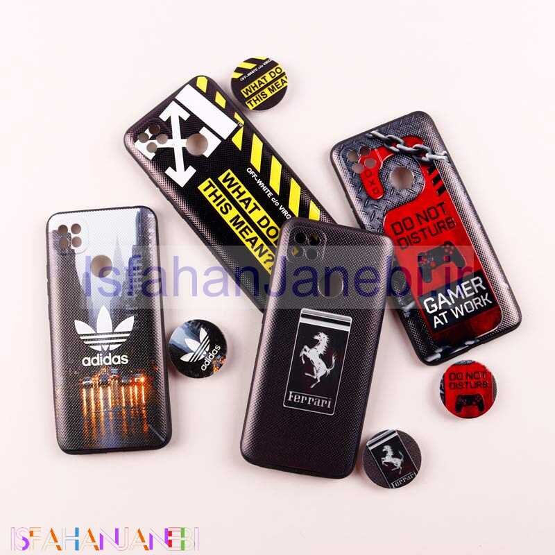 اصفهان جانبی-قاب فانتزی طرحدار پسرانه محافظ لنزدار + پاپ سوکت Xiaomi Redmi 9C سری R