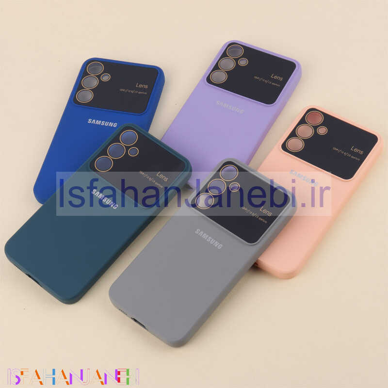 اصفهان جانبی-قاب سیلیکونی Lens Aperture محافظ لنزدار Samsung Galaxy S23 FE 5G