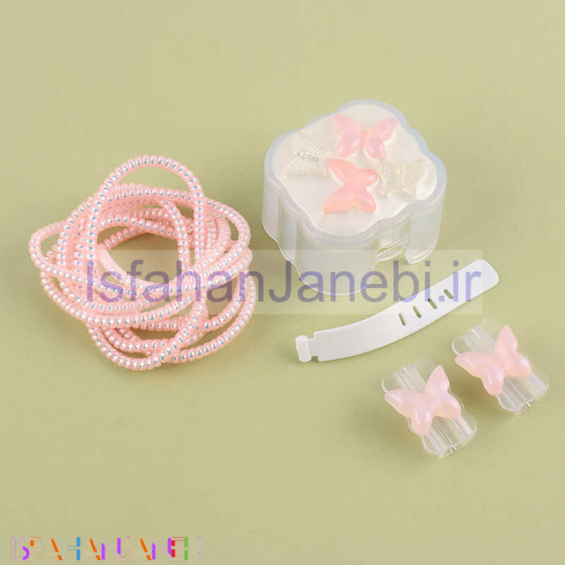 اصفهان جانبی-ست محافظ کابل و کلگی شارژر آیفون طرح پروانه