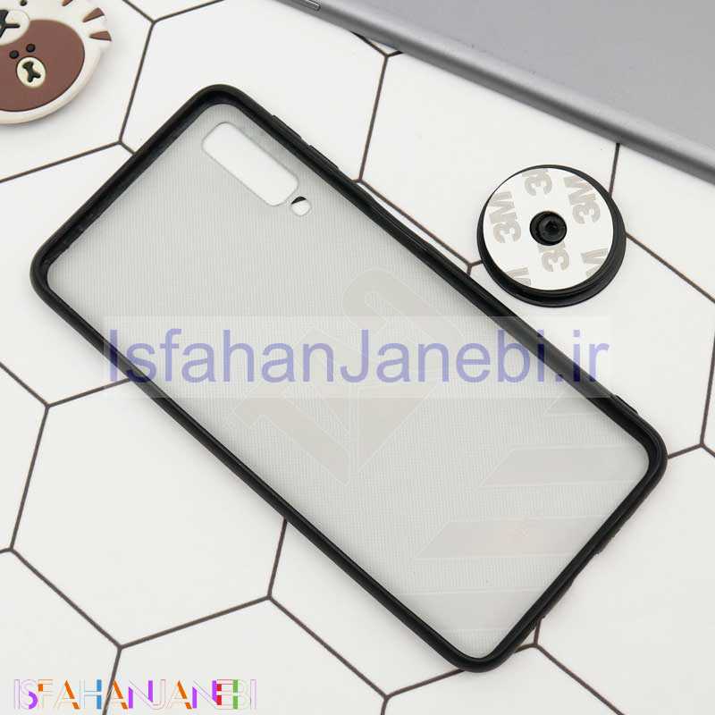 اصفهان جانبی-قاب فانتزی برجسته + پاپ سوکت طرح CAT سامسونگ A7 2018 سری D