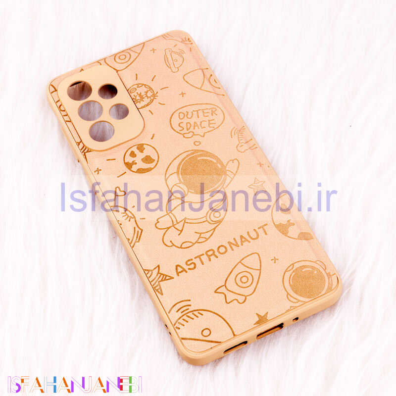 اصفهان جانبی-قاب ضد ضربه چرمی Astronaut محافظ لنزدار Samsung Galaxy A73