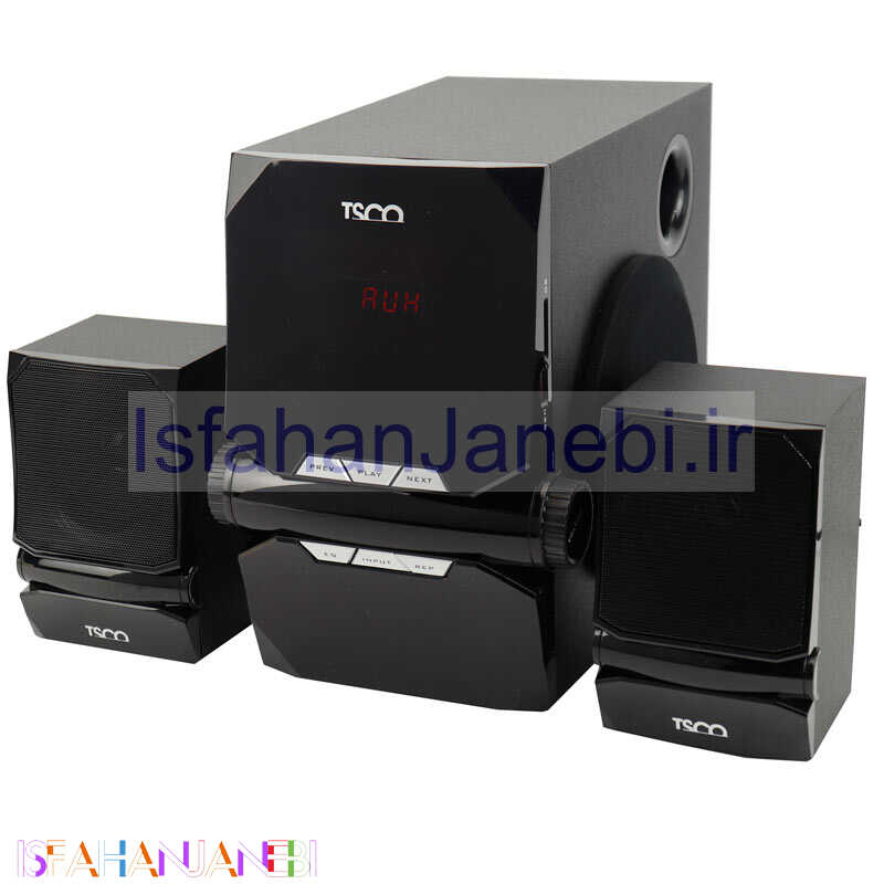 اصفهان جانبی-اسپیکر بلوتوثی رم و فلش خور TSCO TS 2195 + ریموت کنترل