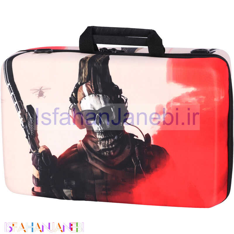اصفهان جانبی-کیف کنسول بازی PS5 Slim طرح Call Of Duty کد 3