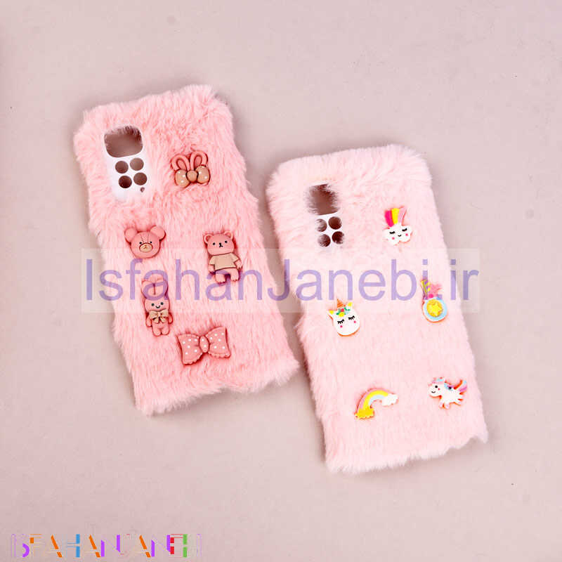 اصفهان جانبی-قاب فانتزی عروسکی پشمالو محافظ لنزدار Xiaomi Redmi Note 11 / 11s