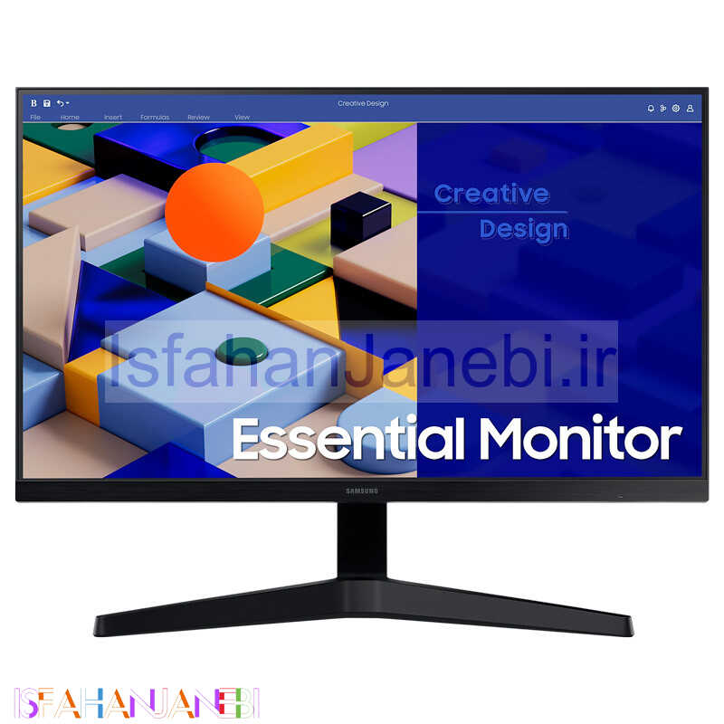 اصفهان جانبی-مانیتور سامسونگ Essential S3 LS27C310 سایز 27 اینچ