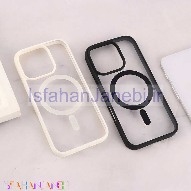 اصفهان جانبی-قاب PC مگ سیف آیفون iPhone 16 Pro دور رنگی