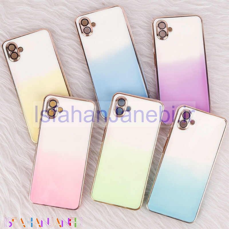 اصفهان جانبی-قاب My Case دو رنگ محافظ لنزدار Samsung Galaxy A04