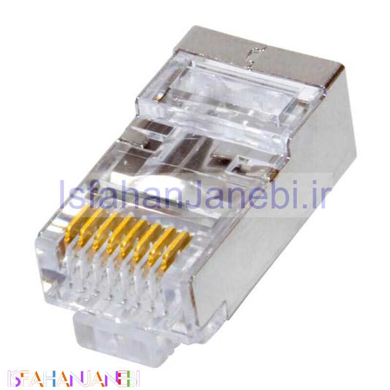 اصفهان جانبی-سوکت AMP CAT6 FTP بسته 100 عددی